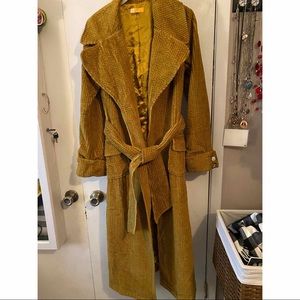 Corduroy Trench Coat